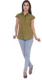 Gmi Women's Self Design Casual Shirt