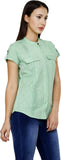 Dhrohar Women's Solid Casual Shirt