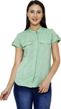 Dhrohar Women's Solid Casual Shirt