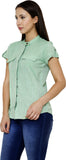 Dhrohar Women's Solid Casual Shirt