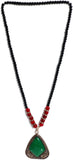 Greek Sojourn Enamel Plated Ceramic Necklace
