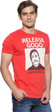 Chimp Graphic Print Men's Round Neck T-Shirt