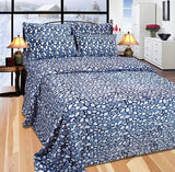 The Intellect Bazaar Floral Double Blanket Grey