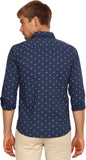 I-Voc Men's Printed Casual Shirt