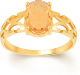 Kundali Gold Topaz 18 K Ring