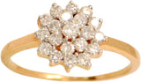 Rakam Gold Diamond Yellow Gold 18 K Ring