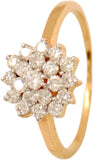 Rakam Gold Diamond Yellow Gold 18 K Ring