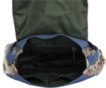 Vogue Tree Women Casual Blue Canvas Sling Bag