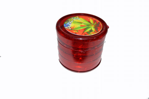 Veensh Red HARB Grinder Diameter 2.25 inch Plastic Hookah
