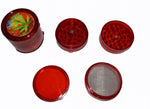 Veensh Red HARB Grinder Diameter 2.25 inch Plastic Hookah
