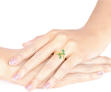 Malabar Gold and Diamonds HBDAAAABLZLD Gold Emerald 22 K Ring