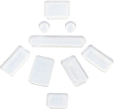 Pindia Apple Macbook Pro 15 15.4 Inch Ma601hn/A & Ma601ll/A USB Clear Anti-dust Plug
