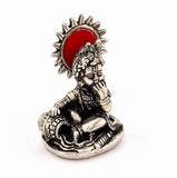 Indigocart White Metal in antique look Showpiece  -  10.16 cm