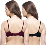Hemali Maroon Women's T-Shirt Bra