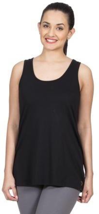 VRTYA Casual Sleeveless Solid Women's Black Top