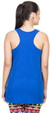 VRTYA Casual Sleeveless Solid Women's Blue Top