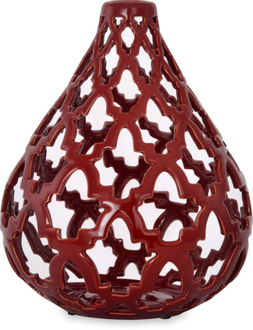 @@@home Earthy Wine Net Ceramic Vase@