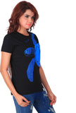 One For Blue Animal Print Men's Round Neck T-Shirt