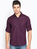 Highlander Men's Solid Casual Shirt