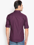 Highlander Men's Solid Casual Shirt