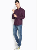 Highlander Men's Solid Casual Shirt