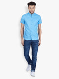 Highlander Men's Solid Casual Shirt