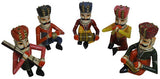 Lal Haveli Rajasthani Handcrafted Decorative Showpiece Statue Musicians Showpiece  -  17.18 cm