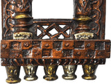 Lal Haveli Traditional Handmade Decorative Wood Jharoka Showpiece  -  25.4 cm