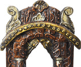 Lal Haveli Traditional Handmade Decorative Wood Jharoka Showpiece  -  25.4 cm
