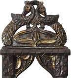 Lal Haveli Rajasthani Handmade Decorative Wood Jharoka Showpiece  -  30.48 cm