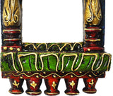 Lal Haveli Beautiful Decorative Jaipur Wood Colorful Jharoka Photo Frame Showpiece  -  30.48 cm