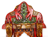 Lal Haveli Beautiful Wooden Jharoka Photo Frames Showpiece  -  43.18 cm