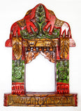 Lal Haveli Beautiful Wooden Jharoka Photo Frames Showpiece  -  43.18 cm
