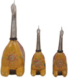 Lal Haveli Decorative Rajasthani Traditional Handmade 3pcs Camel Showpiece  -  20 cm