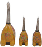 Lal Haveli Decorative Rajasthani Traditional Handmade 3pcs Camel Showpiece  -  20 cm
