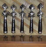 Lal Haveli Theshopy Indian Iron Wood Hand Made Musision 5Pcs Set Showpiece  -  50.8 cm