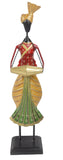 Lal Haveli Decorative Colorful Handmade Rajasthani Iron Musician Set Of 5 Pcs Showpiece  -  20.58 cm