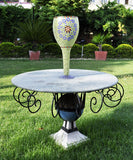 Lal Haveli Lamp Cum Flower Vase Showpiece  -  50 cm