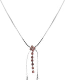 Voylla Crystal Silver Plated Alloy Necklace