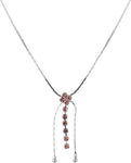 Voylla Crystal Silver Plated Alloy Necklace