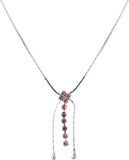 Voylla Crystal Silver Plated Alloy Necklace