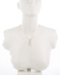 Voylla Crystal Silver Plated Alloy Necklace