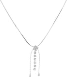 Voylla Crystal Silver Plated Alloy Necklace