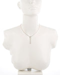 Voylla Cubic Zirconia Silver Plated Alloy Necklace