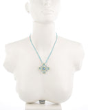 Voylla Crystal Silver Plated Alloy Necklace