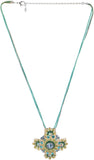 Voylla Crystal Silver Plated Alloy Necklace