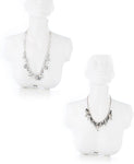 Voylla Voylla Combo Set Of 2 Necklace With Ghunghroos Silver Plated Alloy Necklace