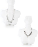 Voylla Voylla Combo Set Of 2 Necklace With Ghunghroos Silver Plated Alloy Necklace
