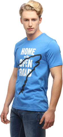 Wolfpack Printed Men's Round Neck T-Shirt