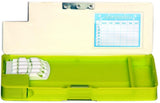 Homeshopeez Double Side - Green - Mgt Character Art Plastic Pencil Box